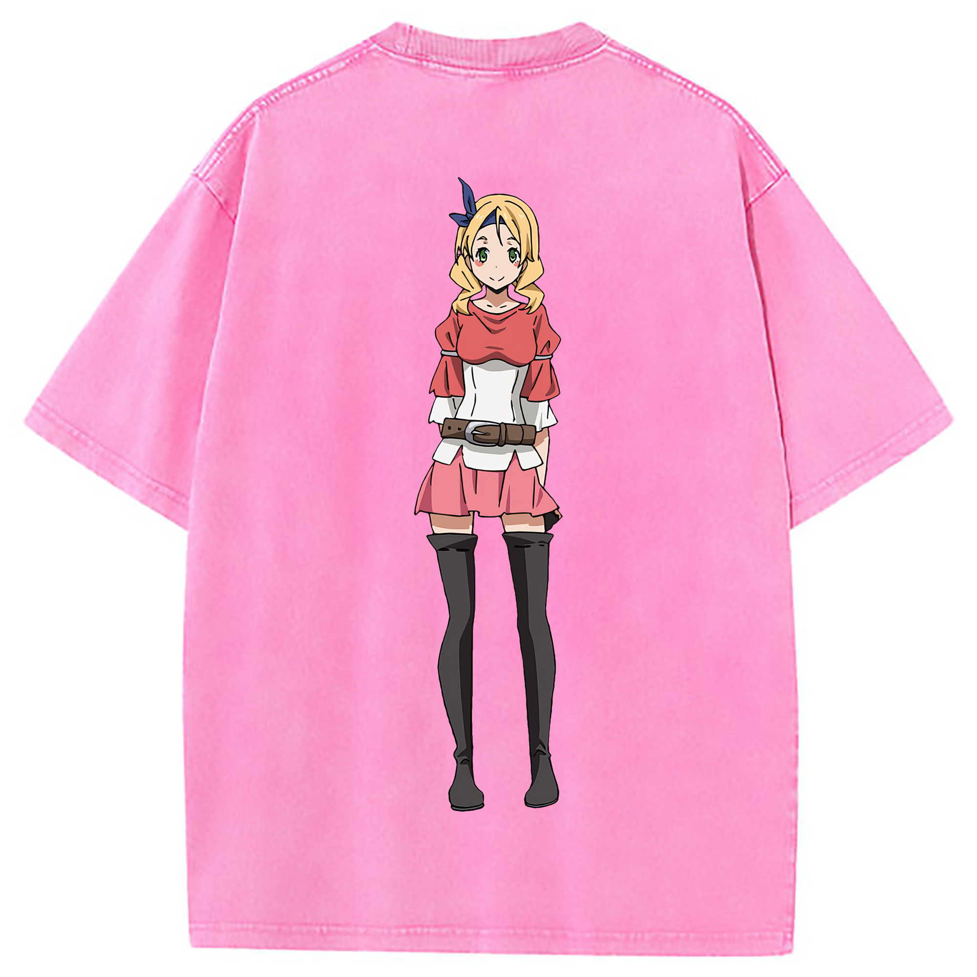 （画像用） 転スラ Regarding Reincarnated to Slime 綿100% ヴィンテージ風 半袖Tシャツ（背面プリント）